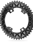 Absolute Black Oval PREMIUM Shimano 4 Hole 2X Sub Compact Chainring 46T