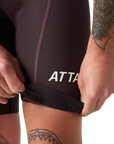 Attaquer All Day Bib Short Aubergine