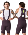 Attaquer All Day Bib Short Aubergine