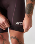 Attaquer All Day Bib Short Aubergine