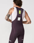 Attaquer All Day Bib Short Aubergine