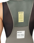 Attaquer All Day Bib Short Grey Smoke