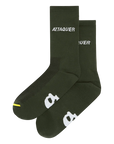 Attaquer All Day Side Logo Socks Pine
