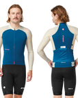 Attaquer All Day Summer Long Sleeve Jersey Blue/Eggshell