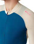 Attaquer All Day Summer Long Sleeve Jersey Blue/Eggshell