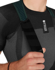 Attaquer All Day Winter Bib Long Forest Green/White Logo