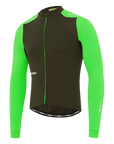 Attaquer All Day Winter Long Sleeved Jersey Pine/Fluro Green
