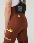 Attaquer Cargo Bib Burnt Orange