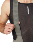 Attaquer Cargo Bib Grey Smoke