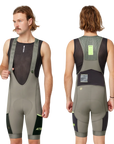 Attaquer Cargo Bib Grey Smoke