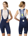 Attaquer Intra Womens Bib Shorts Navy