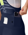 Attaquer Intra Womens Bib Shorts Navy