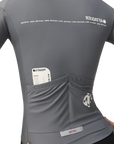 Attaquer Intra Womens Winter Long Sleeve Jersey Zinc Grey
