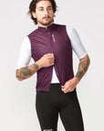 Attaquer Race Softshell Gilet Burgundy