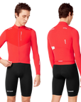 Attaquer Race Winter Long Sleeved Jersey Red
