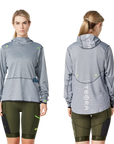 Attaquer Terra Long Sleeved Hooded Tech Tee Black