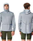 Attaquer Terra Long Sleeved Hooded Tech Tee Black