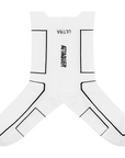 Attaquer Ultra+ Aero Block Socks White