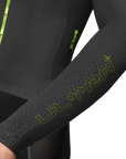 Attaquer ULTRA+ Aero Long Sleeved Jersey Anthracite/Acid Lime - S