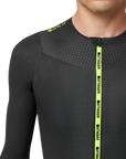 Attaquer ULTRA+ Aero Long Sleeved Jersey Anthracite/Acid Lime - S