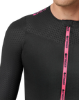 Attaquer ULTRA+ Aero Long Sleeved Jersey Black/Neon Pink