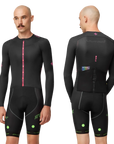 Attaquer ULTRA+ Aero Long Sleeved Jersey Black/Neon Pink