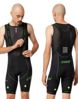 Attaquer ULTRA+ Climbers Bib Short Black/Neon Green