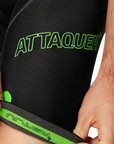 Attaquer ULTRA+ Climbers Bib Short Black/Neon Green
