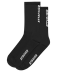 Attaquer Vertical Logo Socks Black