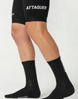 Attaquer Vertical Logo Socks Black