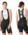 Attaquer Womens All Day Bib Short Black/White