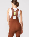 Attaquer Womens All Day Bib Short Burnt Orange