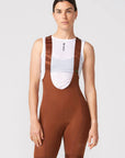 Attaquer Womens All Day Bib Short Burnt Orange/Tonal