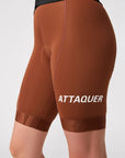 Attaquer Womens All Day Bib Short Burnt Orange/Tonal