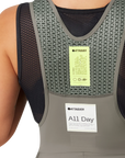 Attaquer Womens All Day Bib Short Grey Smoke