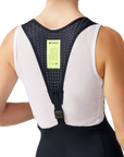 Attaquer Womens All Day Detachable Summer Bib Longs Black