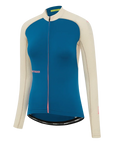 Attaquer Womens All Day Summer Long Sleeve Jersey Blue/Eggshell
