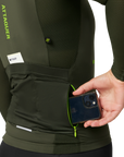 Attaquer Womens All Day Summer Long Sleeve Jersey Pine