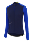 Attaquer Womens All Day Winter Long Sleeved Jersey Navy/Fluro