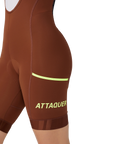 Attaquer Womens Cargo Bib Burnt Orange