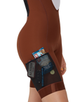 Attaquer Womens Cargo Bib Burnt Orange