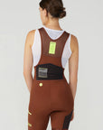 Attaquer Womens Cargo Bib Burnt Orange