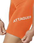 Attaquer Womens Race Bib Short Long Solar Orange