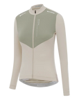 Attaquer Womens Race Winter Long Sleeved Jersey Eggshell