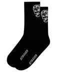 Attaquer Skull Logo Socks Black