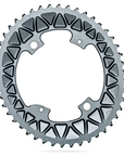 Absolute Black Oval PREMIUM Shimano 4 Hole 2X Sub Compact Chainring 46T