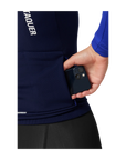 Attaquer Womens All Day Winter Long Sleeved Jersey Navy/Fluro
