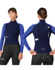 Attaquer Womens All Day Winter Long Sleeved Jersey Navy/Fluro