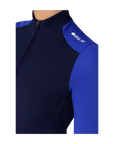 Attaquer Womens All Day Winter Long Sleeved Jersey Navy/Fluro