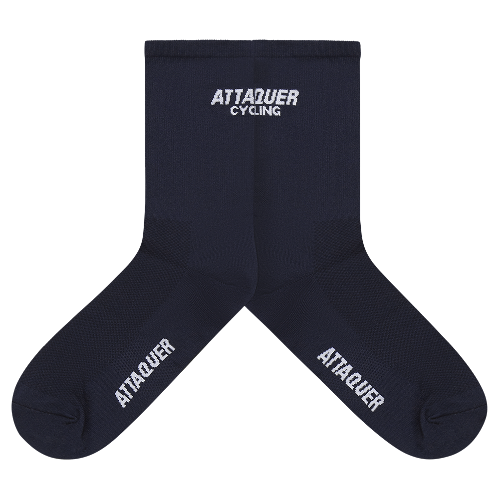Attaquer Club Logo Socks , Navy